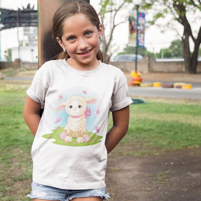 Camiseta De Cordero Y Mariposas (Subido por el creador)