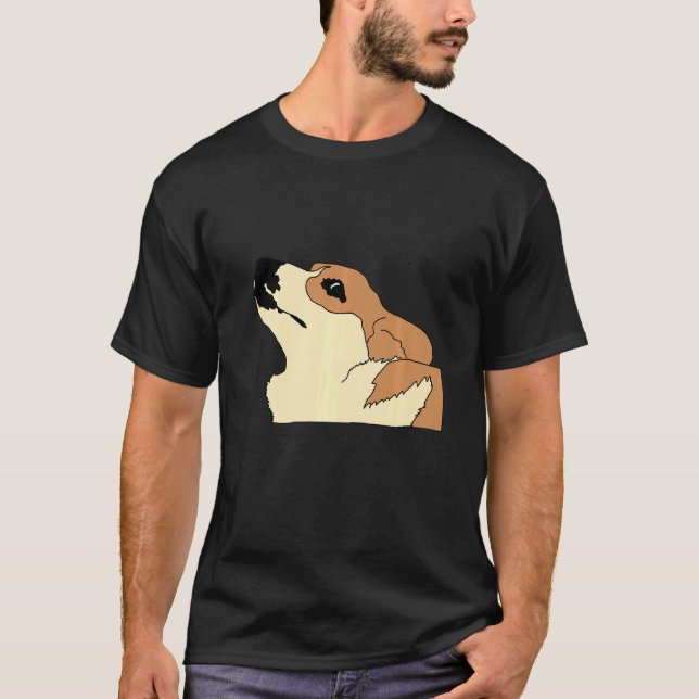 Camiseta de Corgi Escéptico (Anverso)