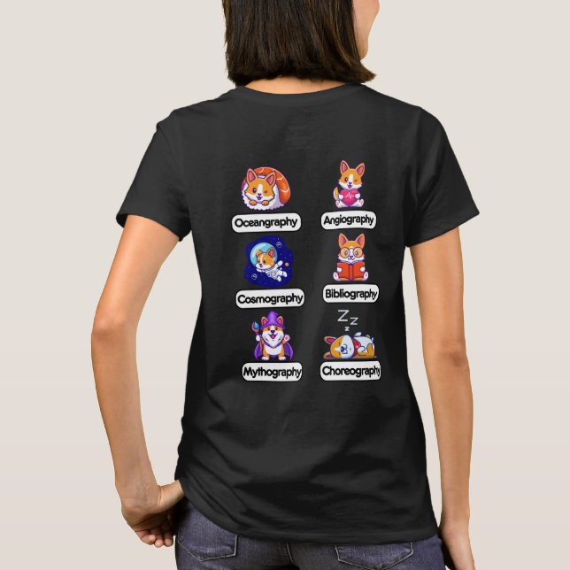 Camiseta de Corgi Sciences (Reverso)