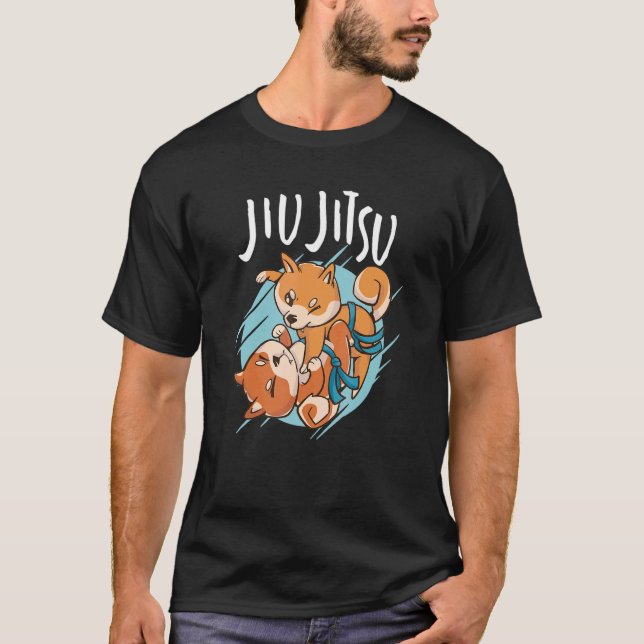 Camiseta de Corgis de Jiu Jitsu Brasileño (Anverso)