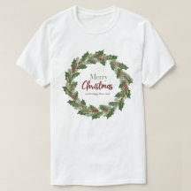 Camiseta de corona de Navidad