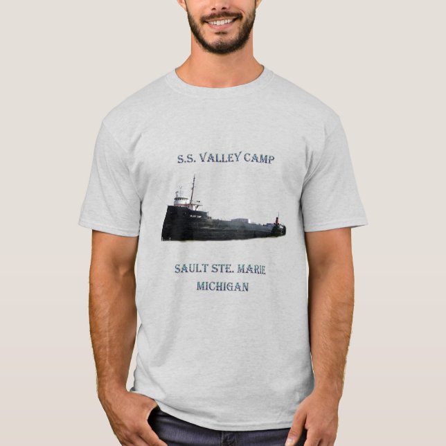 camiseta de corte del campamento de ss Valley (Anverso)
