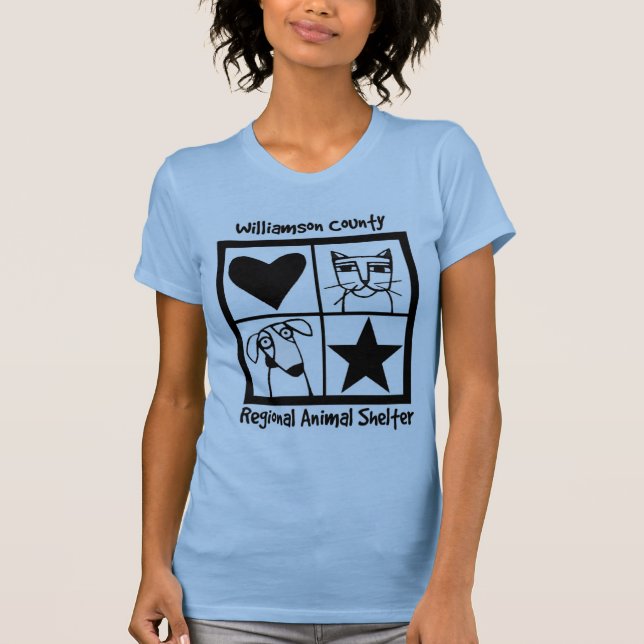 Camiseta de corte para mujeres de WCRAS (Anverso)