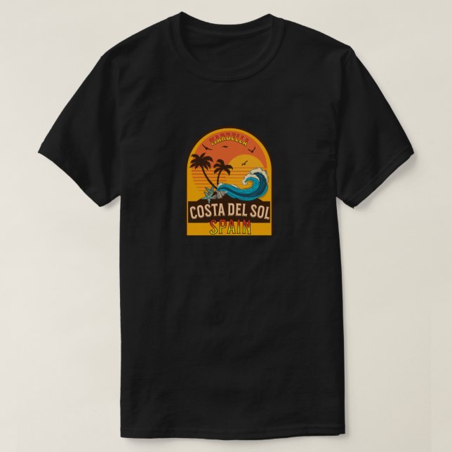 Camiseta de Costa del Sol Marbella España (Diseño del anverso)