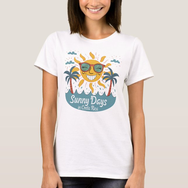 Camiseta de Costa Rica Sunny Days (Anverso)