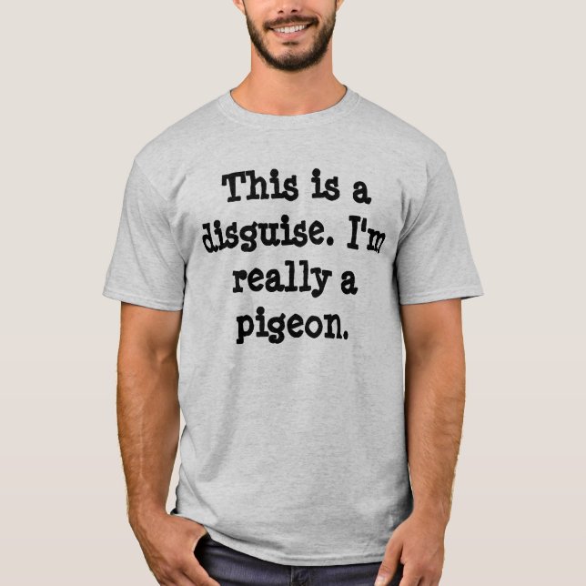 Camiseta De Costume De Paloma (Anverso)