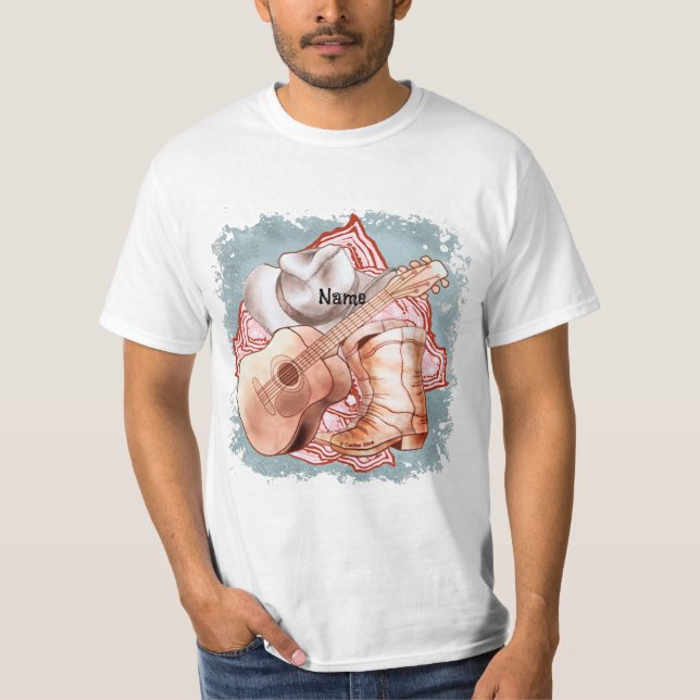 Camiseta de Country Guitar (Anverso)