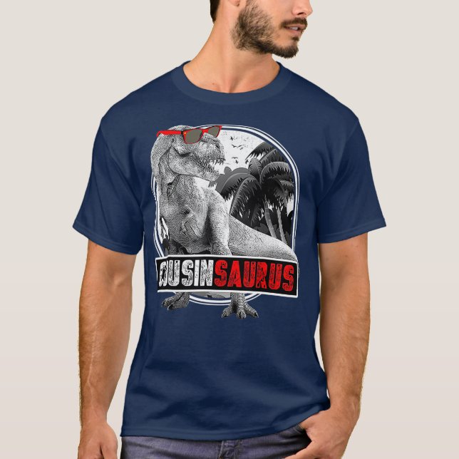 Camiseta de Cousinsaurus para el primo T-Rex de lo (Anverso)