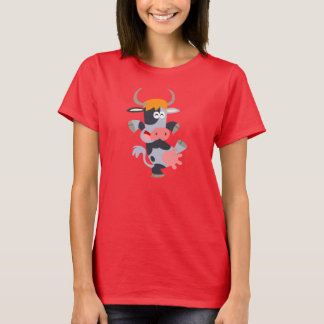 Camiseta de Cow de una Personalizado bailarina