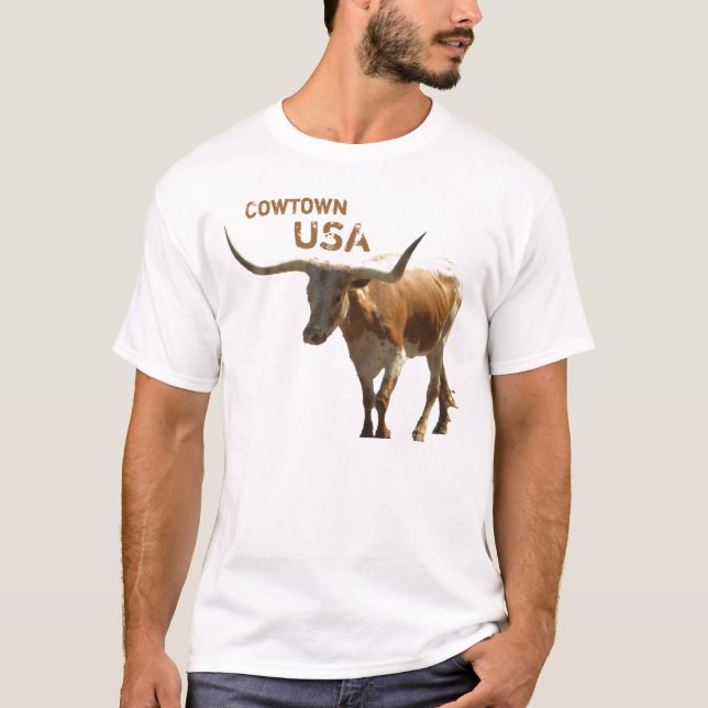Camiseta de Cowtown los E.E.U.U. (Anverso)