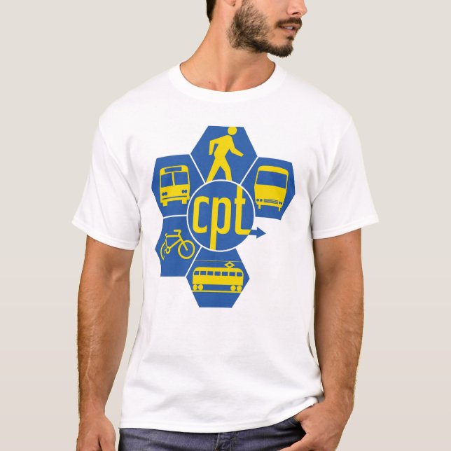 Camiseta de CPT con los iconos amarillos (Anverso)
