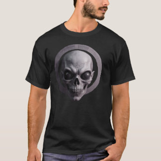 Camiseta de cráneo alienígena