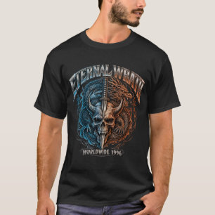 Camiseta de cráneo de dragón japonés Eternal Wrath