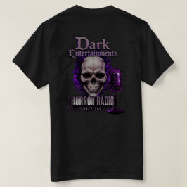 Camiseta de cráneo de Horror Radio Dark Ents