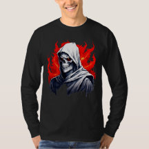Camiseta de cráneo de la muerte oscura - Gra horro