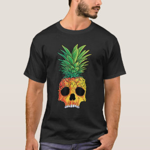 Camiseta de cráneo de piña Aloha Bebe Hawai