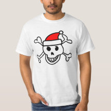 Camiseta de cráneo de Santa