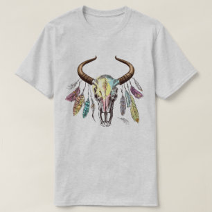 Camiseta de cráneo de toro