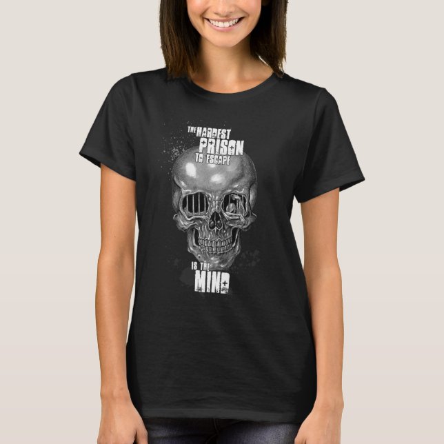 Camiseta de cráneo encarcelada (de mujeres) (Anverso)