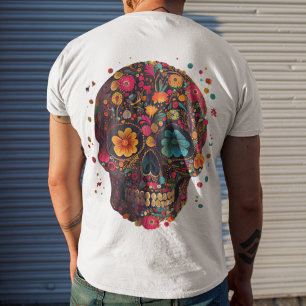Camiseta de cráneo mexicana