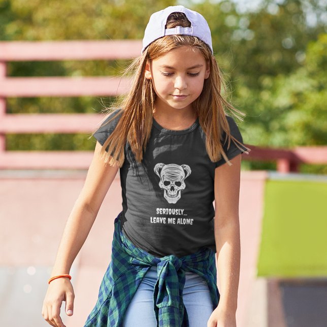 Camiseta de cráneo para chicas - Calavera infantil (Subido por el creador)