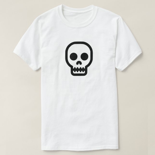 Camiseta de Cráneo (¡Personalízala!) (Diseño del anverso)