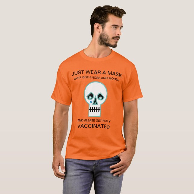 Camiseta De Cráneo Triste De Halloween (Anverso completo)