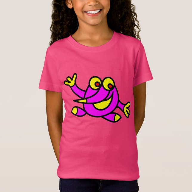 camiseta de creación de moda jango rosa (Anverso)