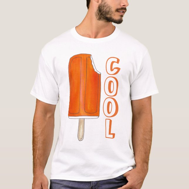 Camiseta de Creamsicle Popsicle, Naranja de Guay (Anverso)