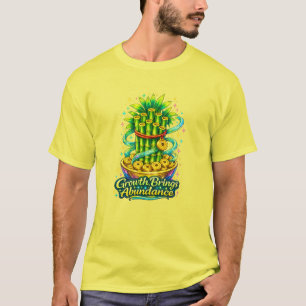 Camiseta de crecimiento de bambú afortunado Regalo