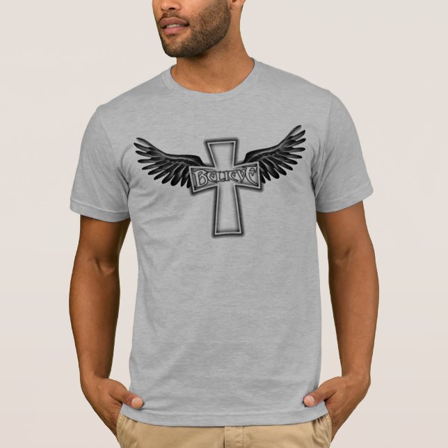 Camiseta de creencia (BlackGlow) (Anverso)