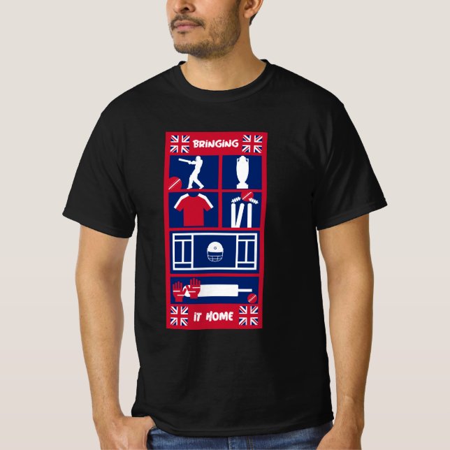 Camiseta de críquet de prueba inglesa (Anverso)