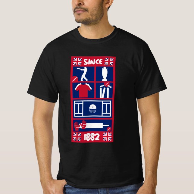 Camiseta de críquet de prueba inglesa (Anverso)