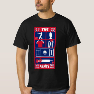 Camiseta de críquet de prueba inglesa