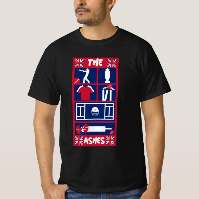 Camiseta de críquet de prueba inglesa (Anverso)