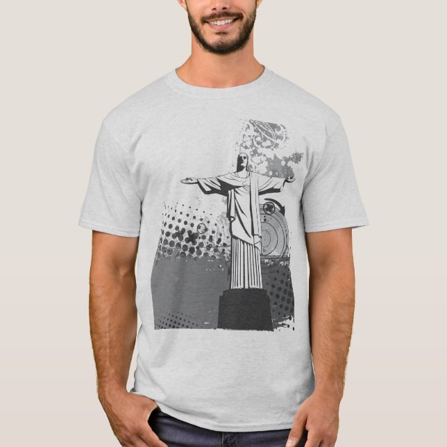 camiseta de Cristo Río de Janeiro (Anverso)
