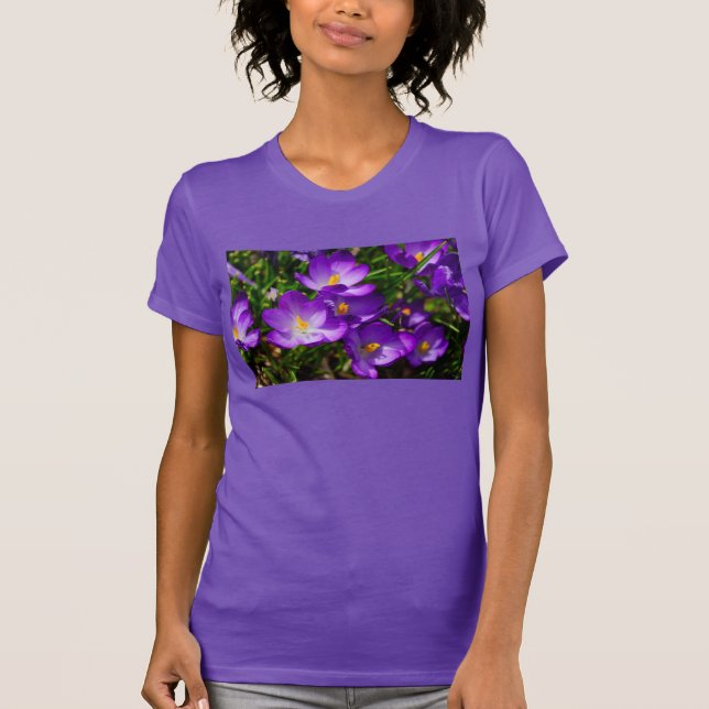 Camiseta de Crocuses Lila (Anverso)