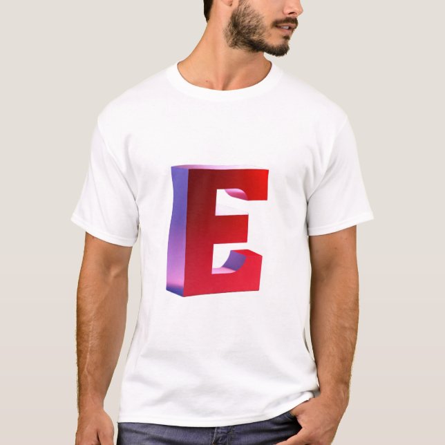Camiseta de cromo con letras burbuja Y2K | Rosa Az (Anverso)