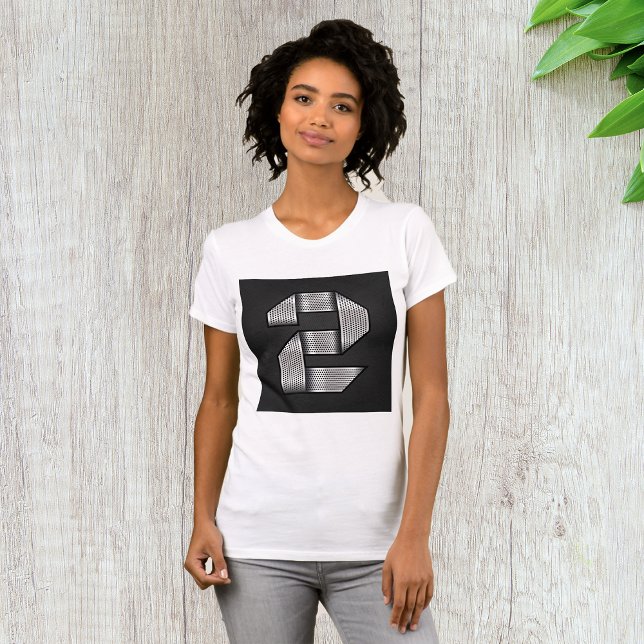 Camiseta de cromo número dos mujeres (Subido por el creador)