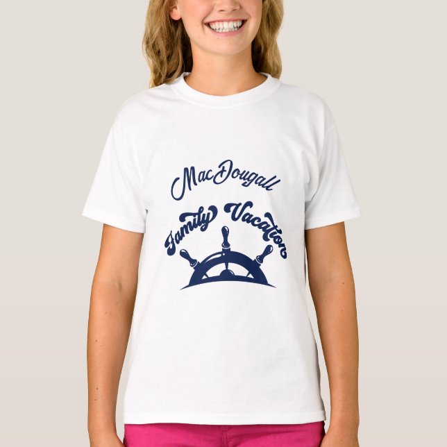 Camiseta de crucero a juego para vacaciones famili (Anverso)