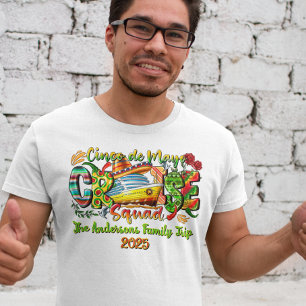 Camiseta de Crucero Cinco De Mayo Nombre y Año Per