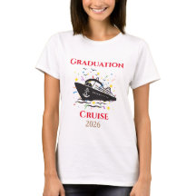 Camiseta de crucero de graduación