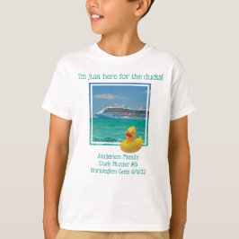 Camiseta de crucero de la familia de pato para cru