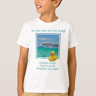 Camiseta de crucero de la familia de pato para cru