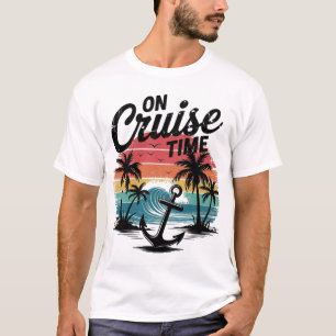 Camiseta De crucero en palmera de coco vacaciones de verano