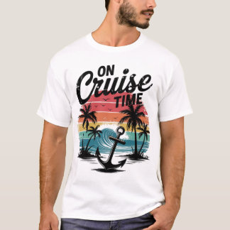 Camiseta De crucero en palmera de coco vacaciones de verano