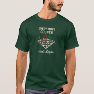 Camiseta de Crypto Ajedrez con Velas - Cada Movimi