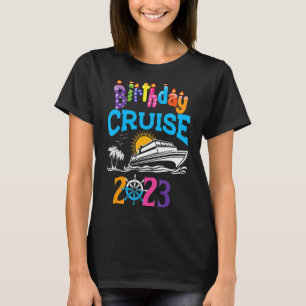 Camiseta de cuadrilla de crucero de cumpleaños Fie