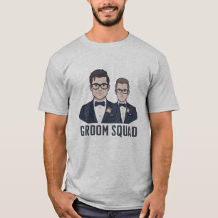 Camiseta de Cuadrilla del Novio - Dibujo Animado