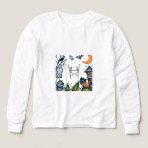 Camiseta de cuadro de fiesta espeluznante